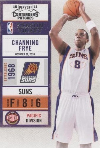 2010-11 Playoff Contenders Patches - Channing Frye #11