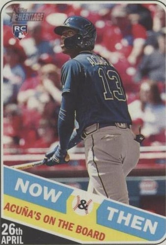 【psa10】2018 topps heritage acuna jr　ルーキー 2018 Topps heritage Ronald Acuna Jr rookie PSA 10 | eBay