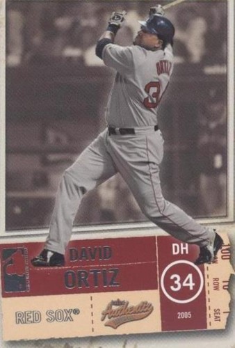 2005 Fleer Authentix - David Ortiz #72