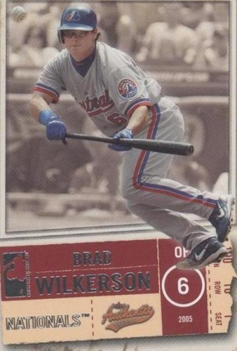 2005 Fleer Authentix - Brad Wilkerson #31