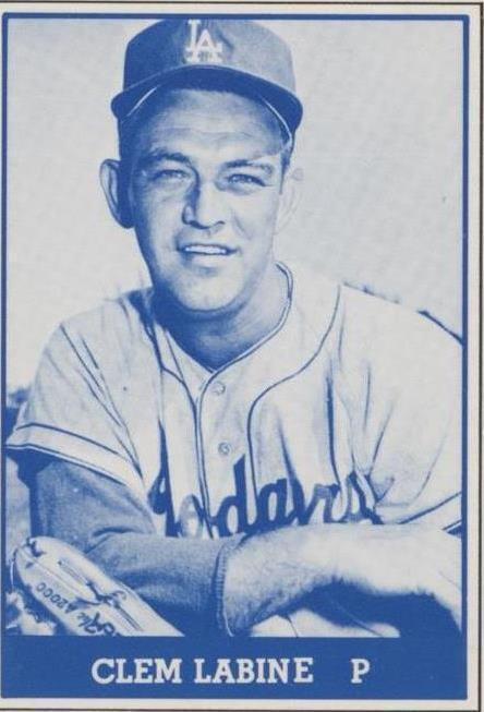 1980 TCMA 1959 Los Angeles Dodgers World Champions - Clem Labine #1980-036