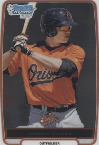 2012 Bowman Chrome - Jeremy Nowak #BCP128