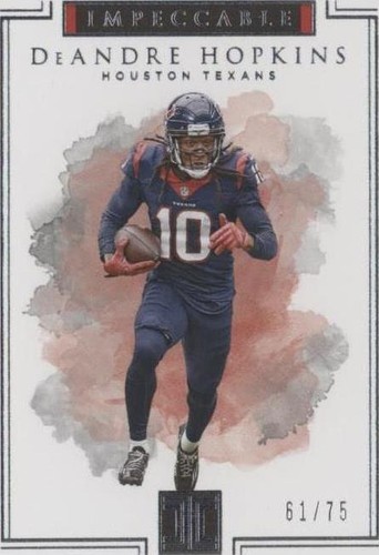2017 Panini Impeccable DeAndre Hopkins #81