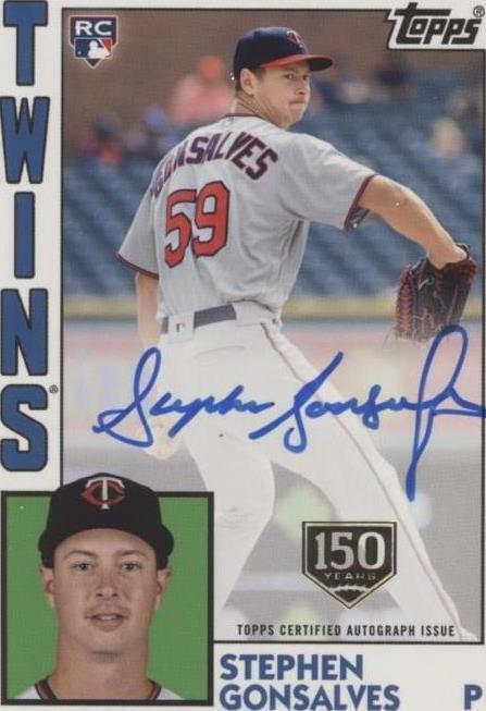 2019 Topps - Stephen Gonsalves #84A-SG