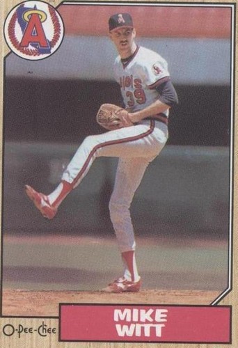1987 O-Pee-Chee - Mike Witt #92