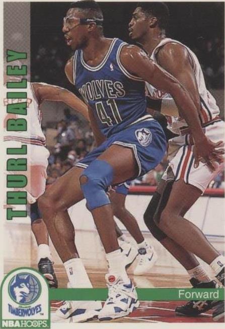 1992-93 NBA Hoops - Thurl Bailey #134