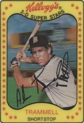 1981 Kellogg's 3-D Super Stars - Alan Trammell #51