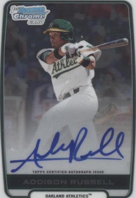 2012 Bowman Draft Picks & Prospects - Эддисон Рассел #BCA-AR