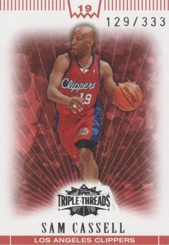2007-08 Topps Triple Threads - Sam Cassell #6