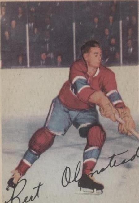 1953-54 Parkhurst - Bert Olmstead #19
