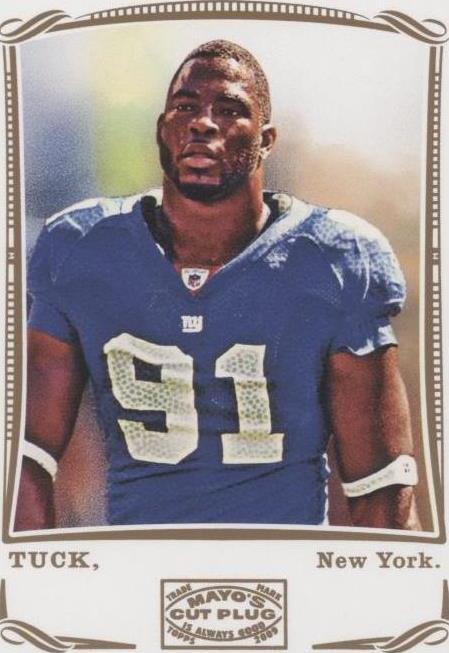 2009 Topps Mayo Justin Tuck #143