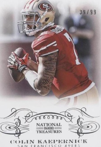 2013 Panini National Treasures Colin Kaepernick #85