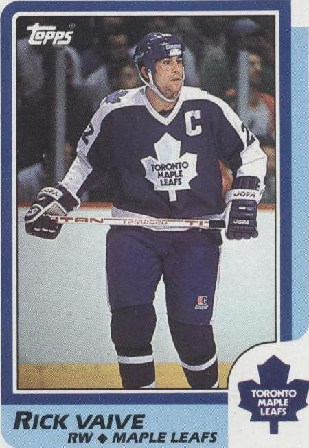 1986-87 Topps - Rick Vaive #191