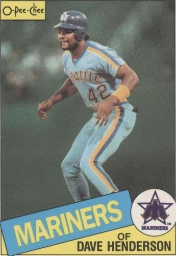 1985 O-Pee-Chee - Dave Henderson #344