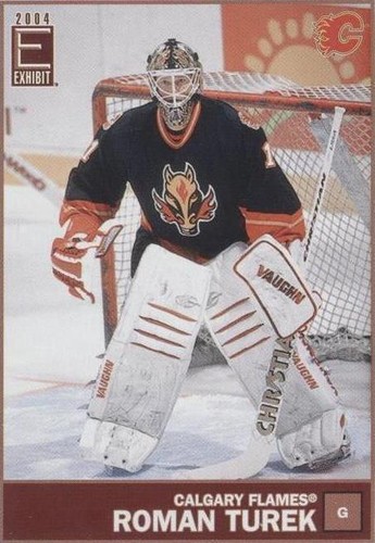 2003-04 Pacific Exhibit - Roman Turek #25