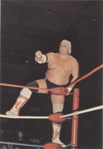 WWE WCW YOUNG DUSTY RHODES w/NWA CHAMPIONSHIP UNSIGNED 8X10 PHOTO