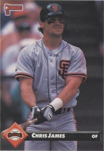 1993 Donruss - Chris James #604