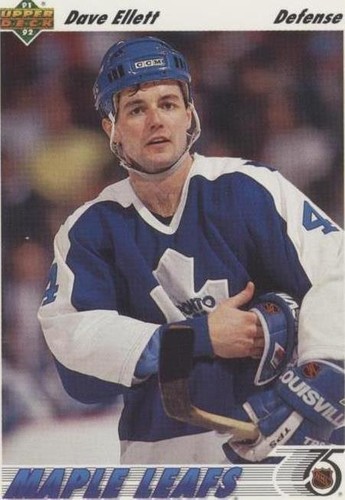 1991-92 Upper Deck - Dave Ellett #196