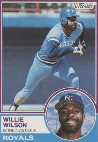 1983 O-Pee-Chee - Willie Wilson #16