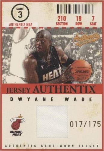2004-05 Fleer Authentix - Dwyane Wade #JA-DW