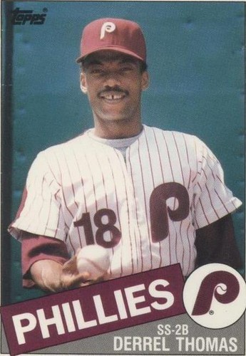1985 Topps Traded - Derrel Thomas #121T
