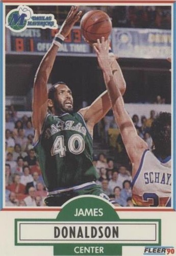 1990-91 Fleer - James Donaldson #41