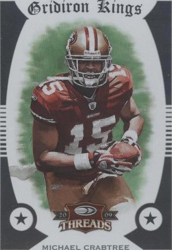 2009 Donruss Threads Michael Crabtree #53