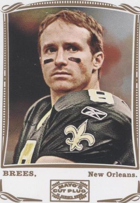 2009 Topps Mayo Drew Brees #80