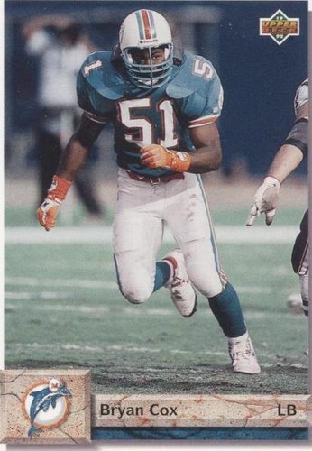 1992 Upper Deck Bryan Cox #343
