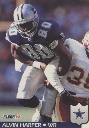 1992 Fleer Alvin Harper #80