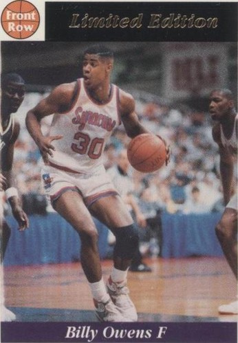 1991-92 Front Row Limited Edition Billy Owens - Billy Owens #6