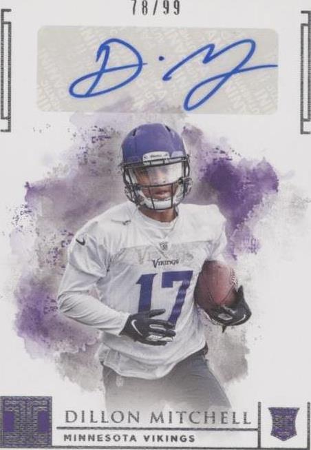 2019 Panini Impeccable Dillon Mitchell #148