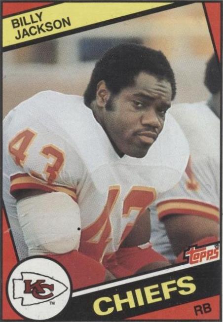 Topps Billy Jackson #91 1984
