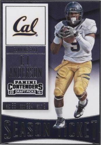 2016 Panini Contenders Draft Picks C.J. Anderson #15