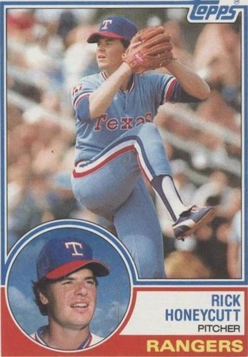 1983 Topps - Rick Honeycutt #557