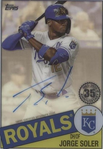 2020 Topps Clearly Authentic Autographs - Jorge Soler #TBA-JSO
