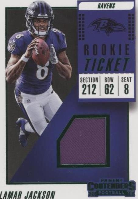 Panini Contenders Lamar Jackson 2018 #RTS-12