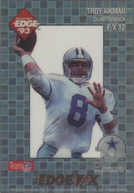 Collector's Edge Troy Aikman 1993 #F/X 12