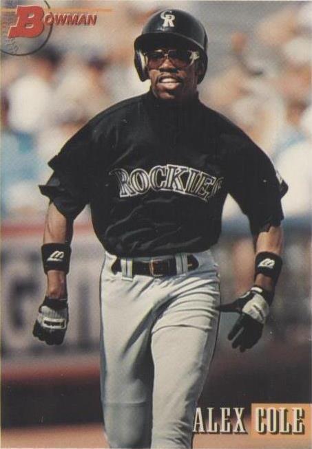 1993 Bowman - Alex Cole #36