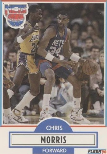 1990-91 Fleer - Chris Morris #121
