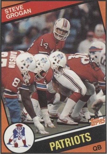 1984 Topps Steve Grogan #136