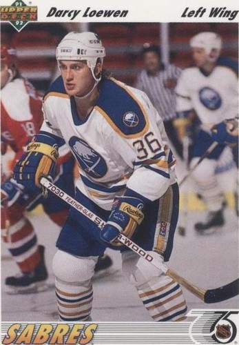 1991-92 Upper Deck - Darcy Loewen #421