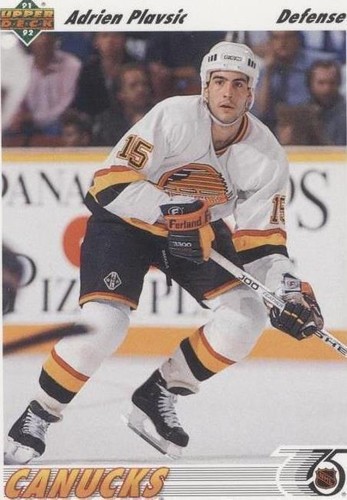 1991-92 Upper Deck - Adrien Plavsic #424