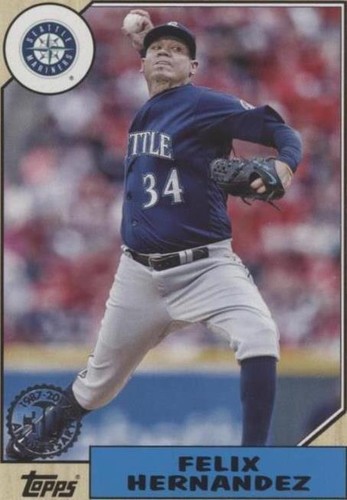 2017 Topps - Félix Hernández #87-7