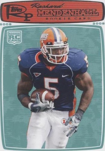 2008 Topps Rookie Progression Rashard Mendenhall #198