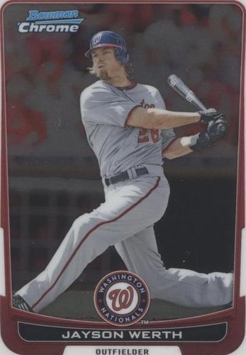 2012 Bowman Chrome - Jayson Werth #32