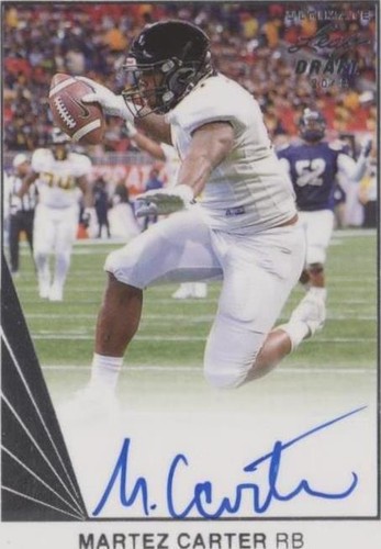 2018 Leaf Ultimate Draft Martez Carter #BA-MC1