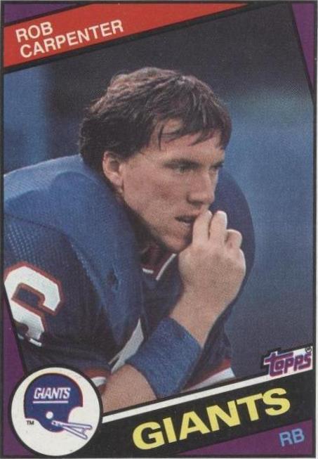 1984 Topps Rob Carpenter #313