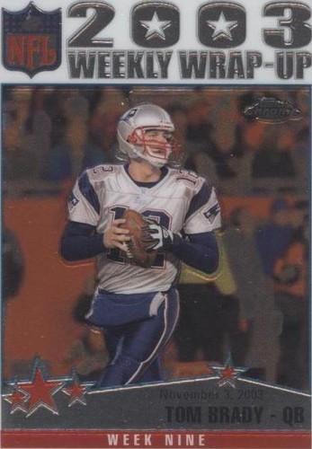 2004 Topps Chrome Tom Brady #154