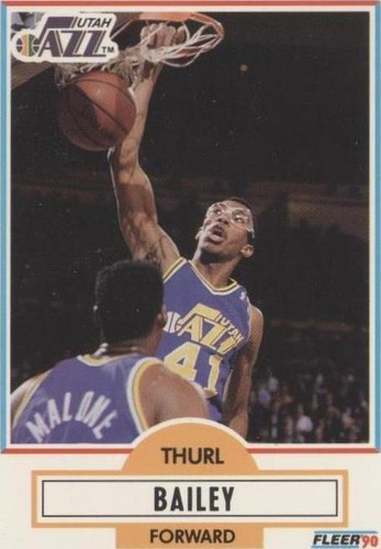 1990-91 Fleer - Thurl Bailey #182
